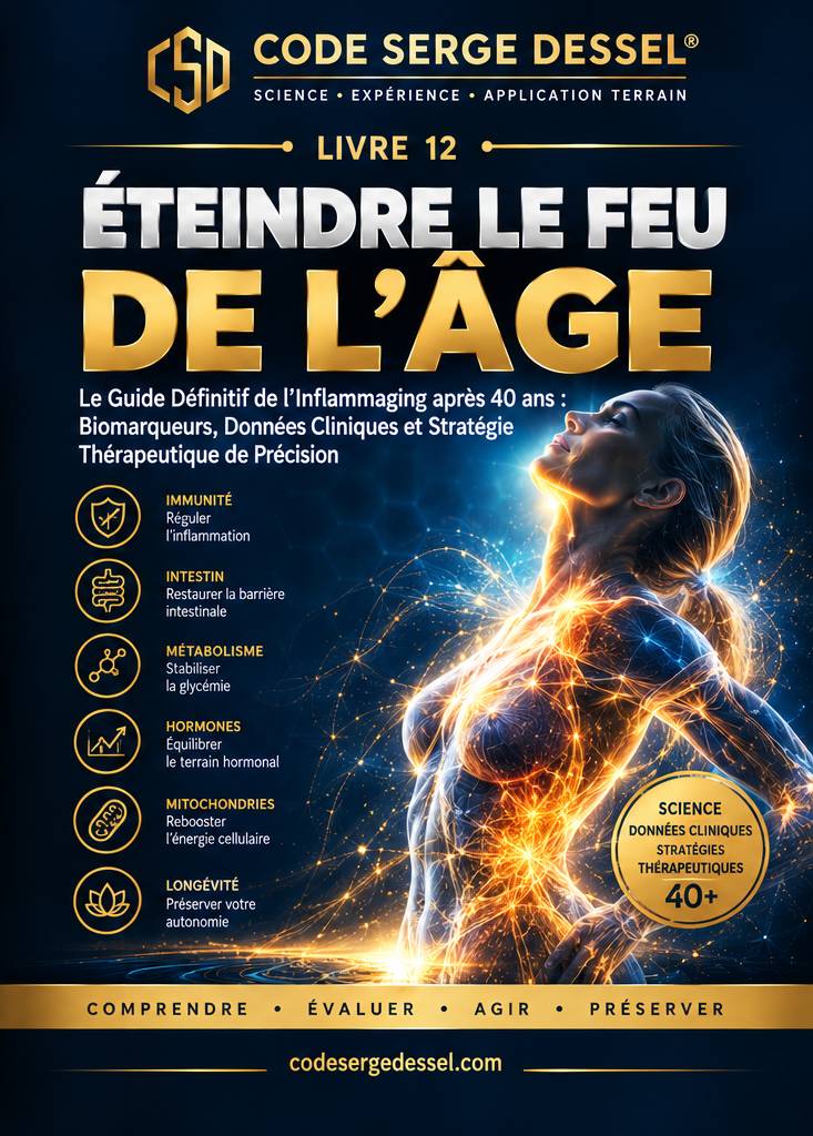 LIVRE 12 CODE SERGE DESSEL®ÉTEINDRE LE FEU DE L’ÂGE